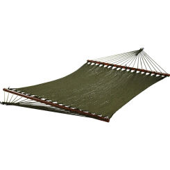 Two-Point Tight Shuttle Caribbean Hammock Sleeping Hammock Hanging for Adults Garden Furniture Hammocks Outdoor Chair Foot Strap
