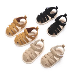 Toddler shoes summer 0-18 months men's and women's baotou baby shoes, non-slip rubber soles, breathable baby sandals