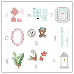 New Arrival Presell Bear Dies and stamps for DIY Scrapbooking/photo album Decorative Embossing DIY Paper Cards