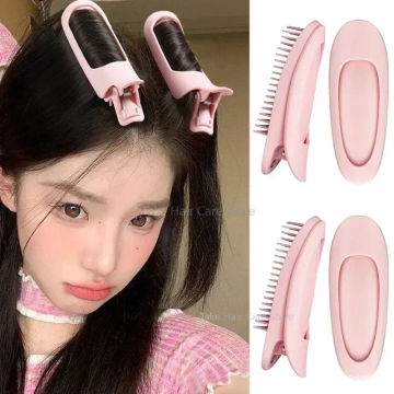 Hair Rollers Hair Root Natural Fluffy Hair Clip Magic Rollers No Heat Styling Clip Women Bangs Hairpin Diy Tools Accessories