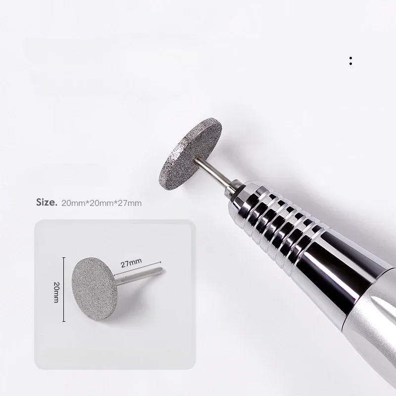 Description Picture 6 of itemNail Diamond Metal Drill Bits Disc Bit for Dead Skin Callus Electric Foot File Callus Remover Shaft for Nail Salon Grinding Head