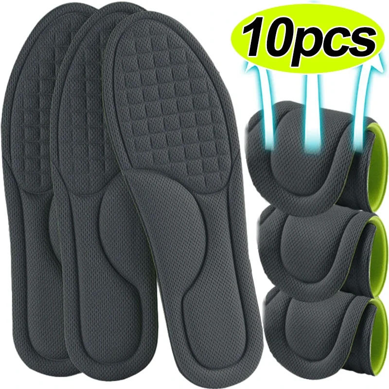 Description Picture 3 of item2/10pcs Nano Memory Foam Insoles Unisex Soft Sports Running Shoes Inserts Sweat-Absorbing Deodorant Cushion Shoe Sole Paddings