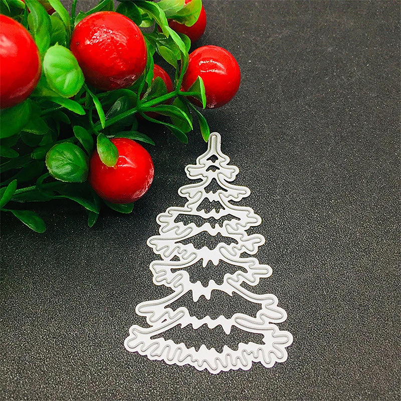 Description Picture 6 of itemChristmas Trees Metal Cutting Dies Stencil Scrapbooking DIY Album Stamp Paper Card Embossing Decor Craft New