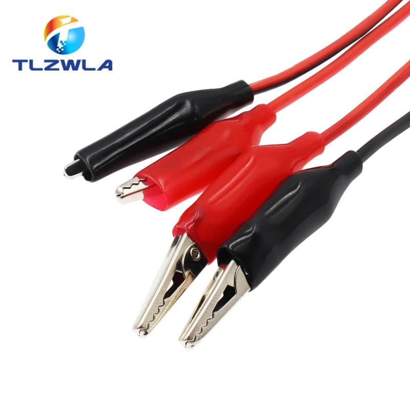Description Picture 5 of item1Pcs 1M Electrical Alligator Clips Cable Jumper Wire DIY Test Leads Double-ended Crocodile Test Clips Cords Roach For Multimeter