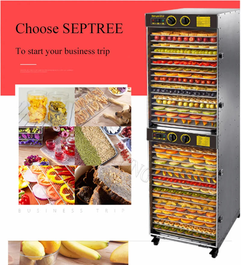 Description Picture 3 of item32 Layer Dryer Food Household Stainless Steel Fruit And Vegetable Dehydration Air Dryer Pet Meat Dry Ingredients Dryer