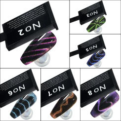 3D Fancy Cat Eye Magnet For Nails Art Design Pattern Magic Nail Magnetic Stick UV/LED Gel Manicure Tools Make Different Shape