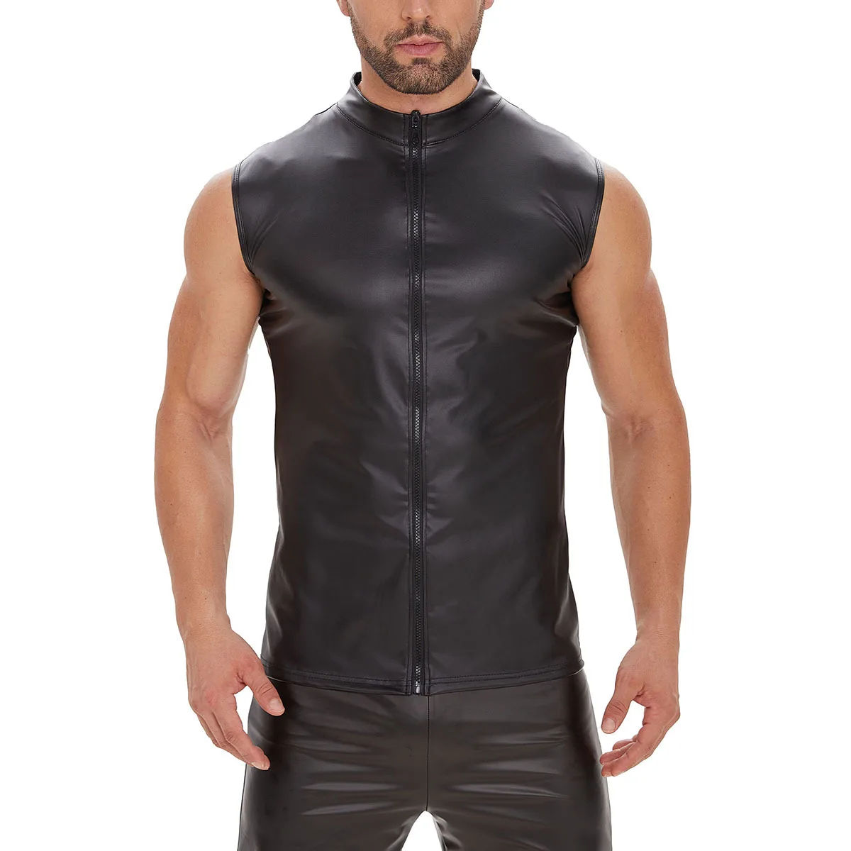 Men Punk Style Tanktop Matte