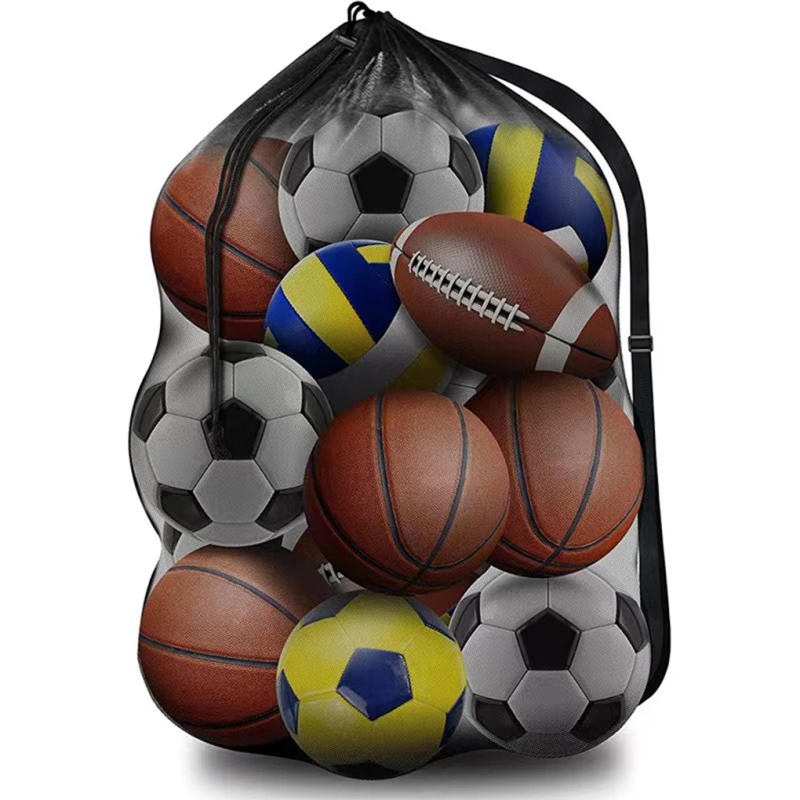 Description Picture 6 of itemDrawstring Sports Ball Bag Football Mesh Bag Basketball Backpack Football Soccer Volleyball Ball Storage Bags Swimming Gear Bag