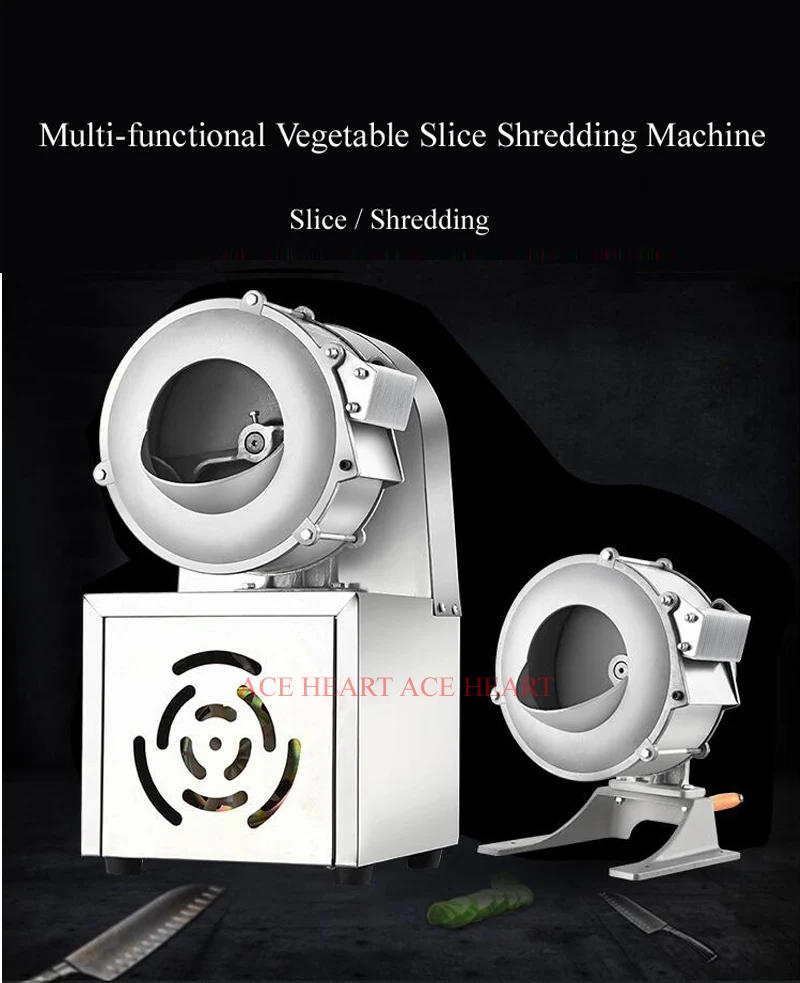 Description Picture 3 of itemShredder Commercial Multi-Functional Vegetable Cutting Machine Radish Slicer Sweet Potato Dicer Electric Potato Vegetable Cutter