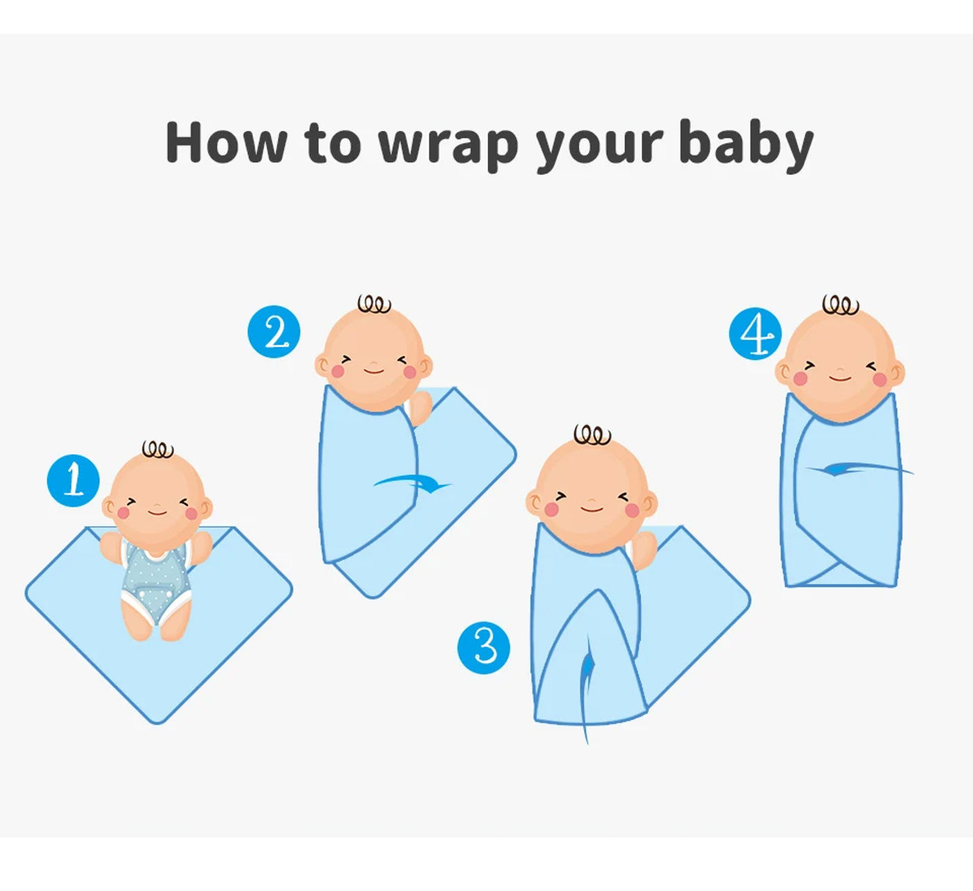 Description Picture 6 of itemDual-Use Baby Blankets Newborn Infant Kids Boys Girls Solid Knit Stroller Nursery Travel Bed Cradle Quilts 90*70cm Receiving Mat