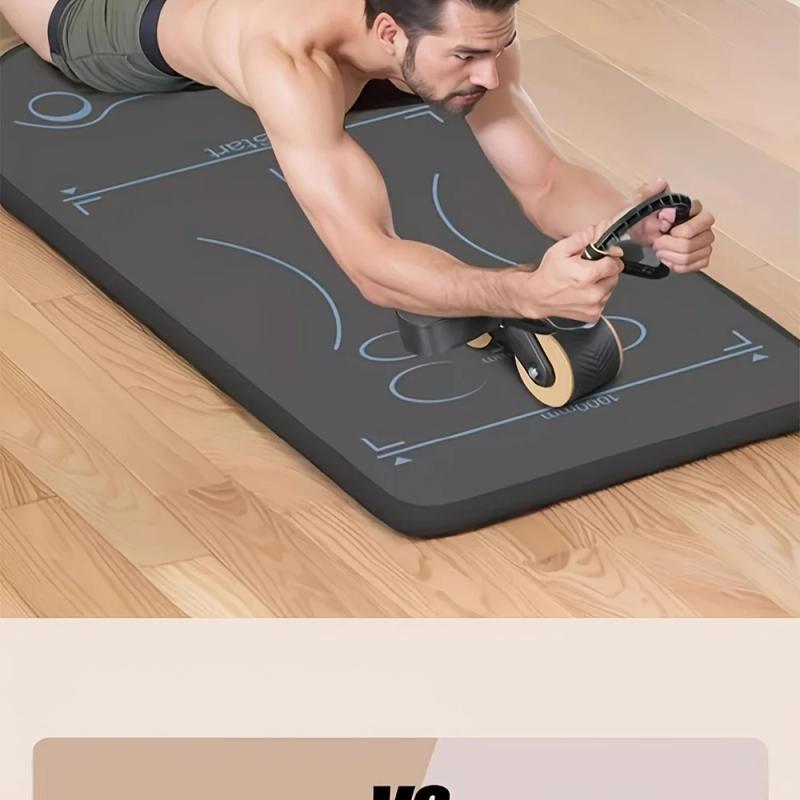 Description Picture 2 of itemYoga Mat With Scale Non Slip Eco Friendly Fitness Exercise Abdominal wheel Mat Workout Mats For Home Fitness Equipment