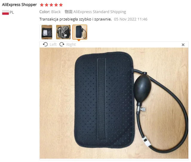 Description Picture 3 of itemInflatable Pillow Lumbar Support Cushion Portable Neck Shoulder Posture Correct Massage Orthopedic Design for Back Pain Relief
