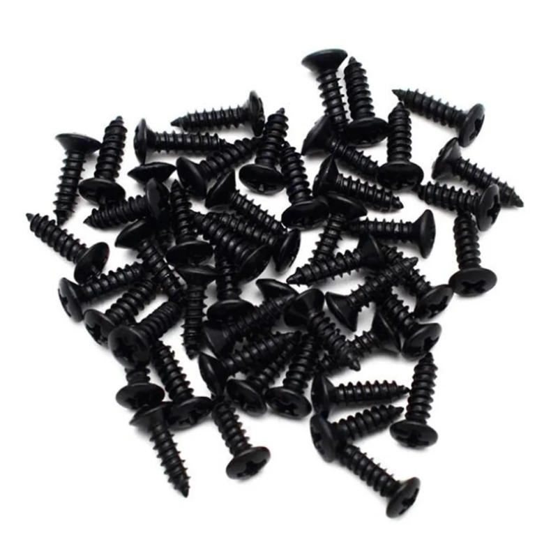 Description Picture 3 of item50Pcs Guitar Pickguard Screws With Box For ST Electric Guitar Bass Metal Pick Guard Scratchplate Screws Bolts Set Accessories