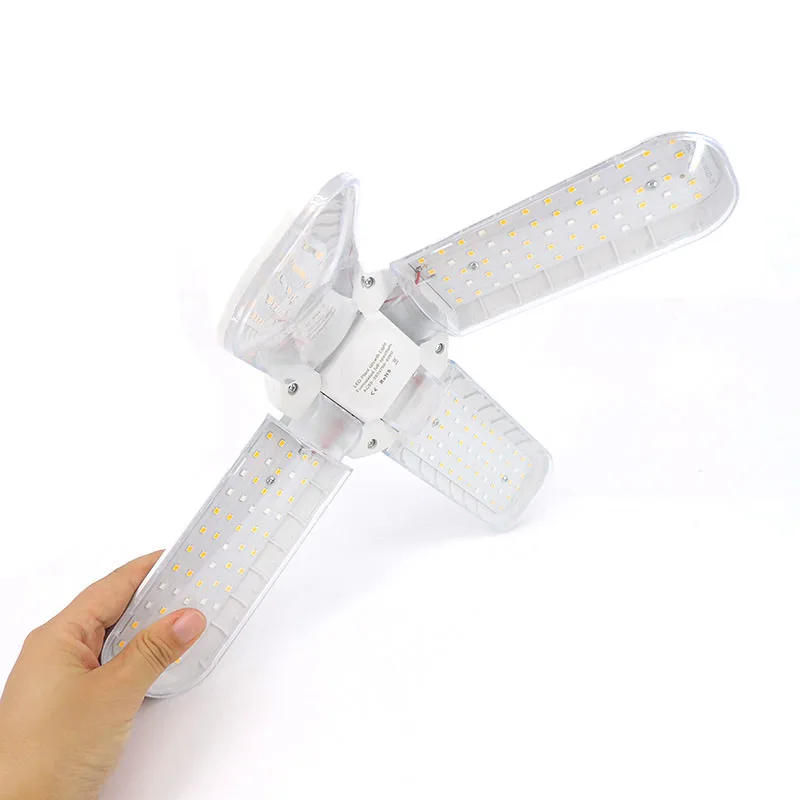 Description Picture 2 of item36W 48W 3 4 HEAD Foldable LED Grow Light Full Spectrum E27 Indoor Plant Flower Growing Light Phytolamp Bulb for greenhouse p1