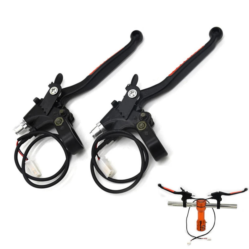 Description Picture 2 of itemLightweight Strong E-bike Brake Lever Brake Black Brand New Handlebar Diameter 22mm Cut Off Power Handle Caliper