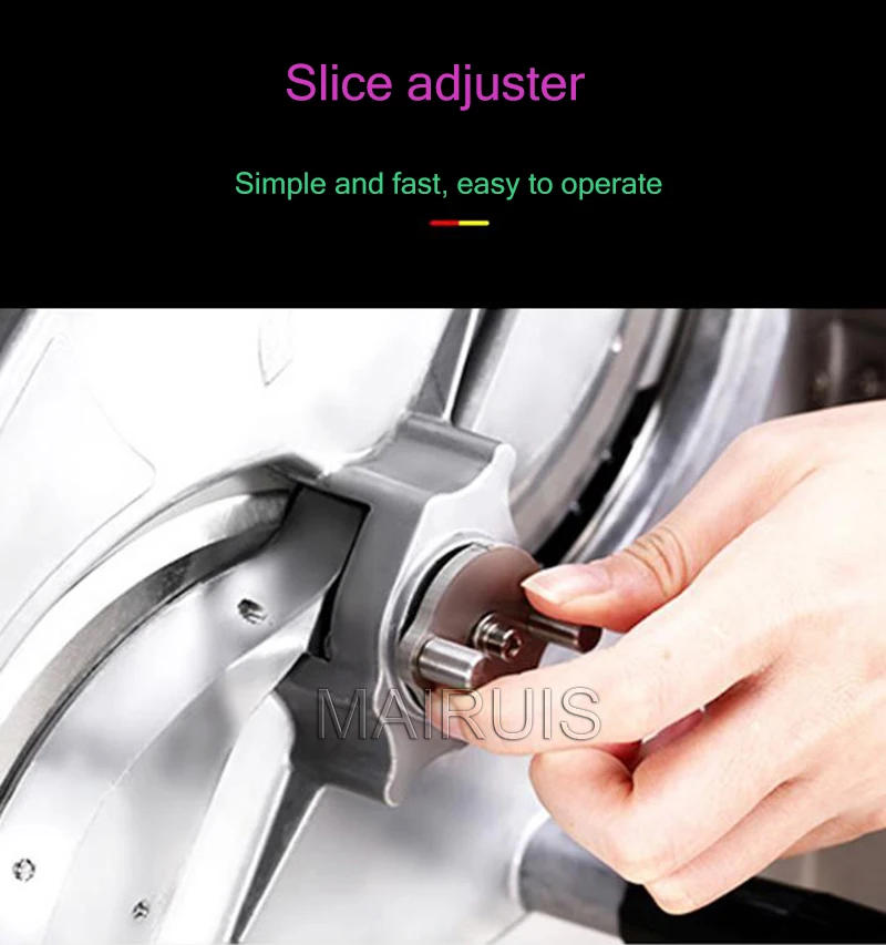 Description Picture 4 of itemCommercial Electric Fruit Vegetable Slicer Potato Radish Lemon Slicing Machine Vegetable Cutter