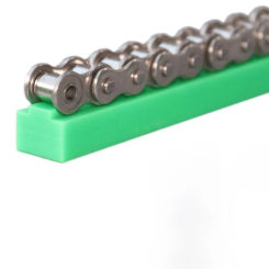 1 Meter 08B-1 Drive Chain Guide Ultra-high Molecular Resistant UPE Plastic Track Groove Machine Transmission Chain Bar