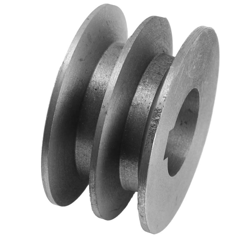 Description Picture 5 of itemMachined For Alignment V Belt Pulley Cast Iron A Type Double Slot Suitable For Motors Works Well With A Type V Belt Timing Belt