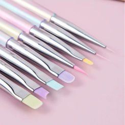1PCS Nail Art Liner Drawing Painting Nail Brush Set Acrylic Powder Carving UV Gel Extension Manicure Pen Tools