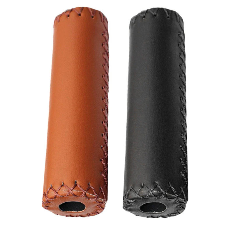 Description Picture 5 of itemPart Bike Grip Non-slip Effect Shock-absorbing Artificial Leather Bicycle Bicycle Grips Cycling Grip Excellent Touch