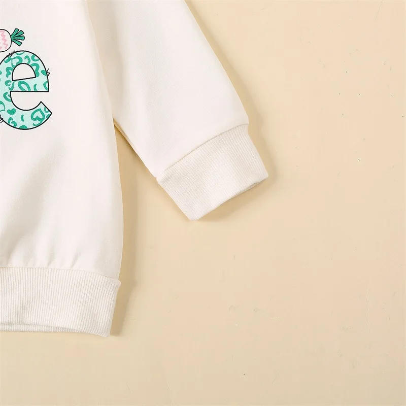 Description Picture 5 of itemToddler Girls Fall Outfits Letter Print Long Sleeve Sweatshirt and Elastic Pants Set Baby Cute 2 Piece Clothes