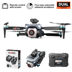 K6/K12 MAX 6K Professional Aerial Drone HD Dual Camera LCD Screen Drone Brushless Foldable Quadcopter Optical Flow Positioning