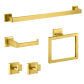 Gold Towel Rack Set