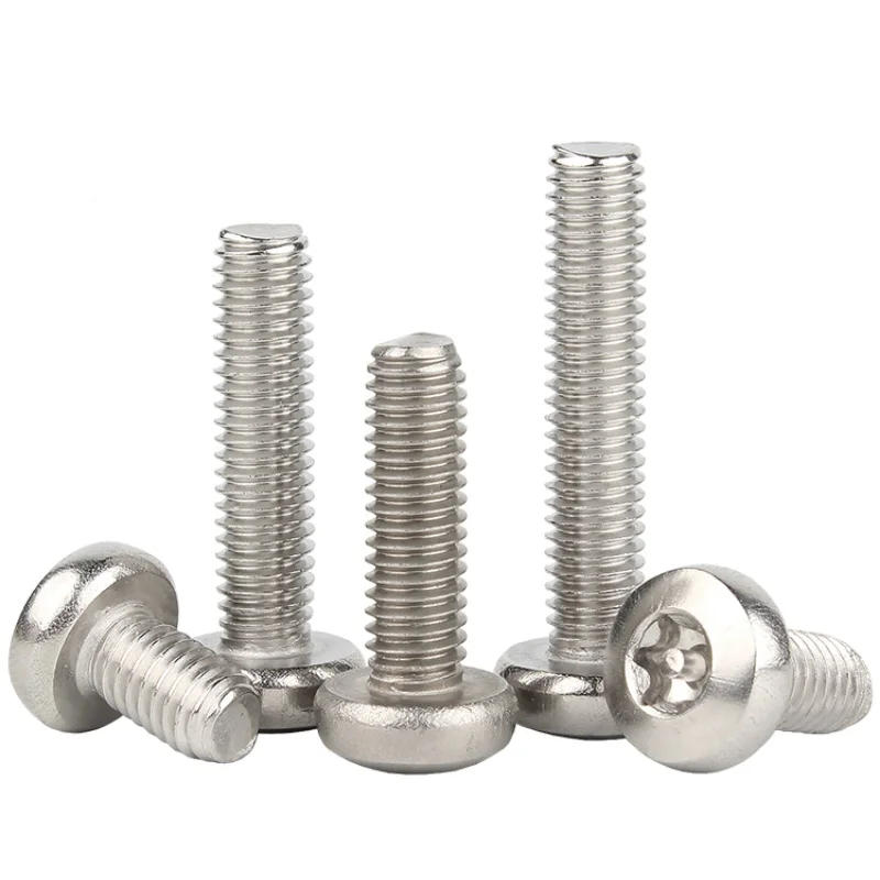 Description Picture 5 of item304 Stainless Steel Six Lobe Torx Button Round Head with Pin Anti-theft Tamper Proof Security Screw Bolt Torx Button Head Screw