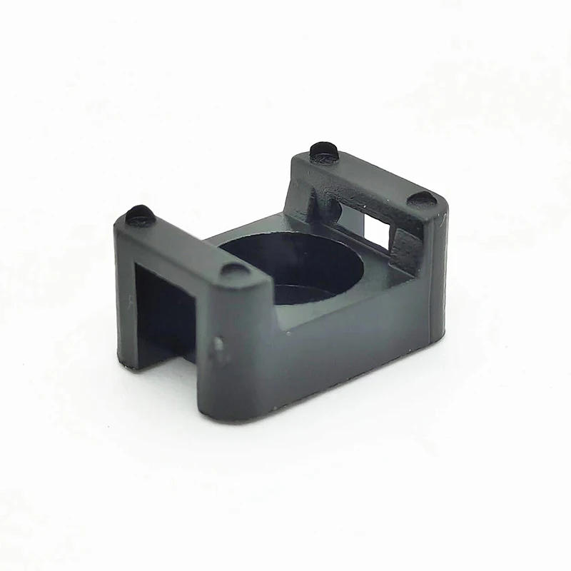 Description Picture 5 of item100pcs Cable Tie Base Mount Saddle Wire Fixing Seat Cable Clamp Cable Organizer Wire Clip Holder With Screw Holes HC-1 HC-2 HC-4