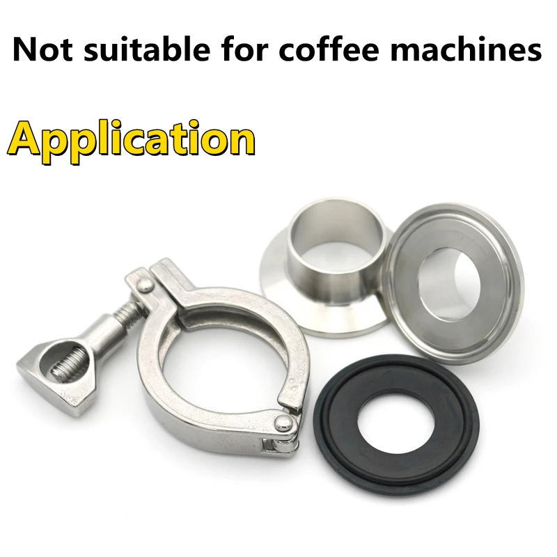 Description Picture 2 of itemTri Clamp Ferrule EPDM Gasket 5 10Pcs High Quality Pressure Sanitary Food Grade Seal Washer For Homebrew Pipe Fitting