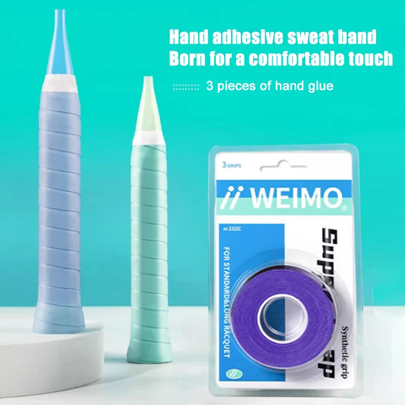 Description Picture 4 of itemTennis Racket Fishing Rod Anti Slip Sweat Absorbing Band Grip Handle Leather Badminton Hand Glue