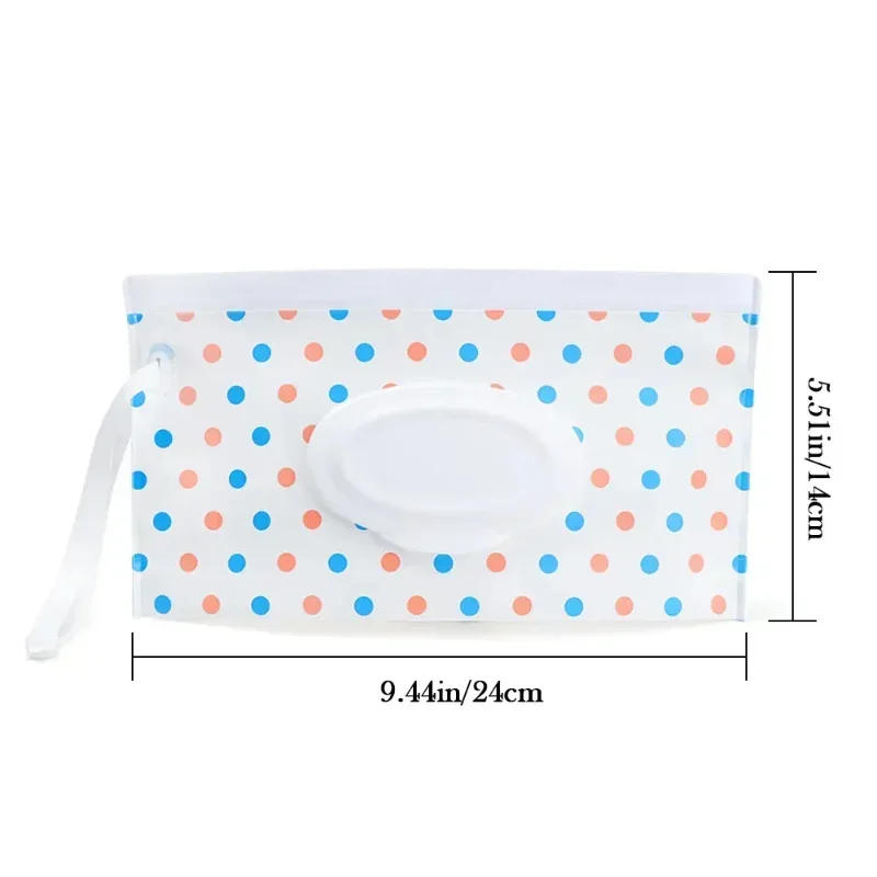 Description Picture 2 of itemEVA Baby Wet Wipe Pouch Refillable Wet Wipes Bag Dispenser Flip Cover Tissue Box Outdoor Useful Baby Stroller Accessories
