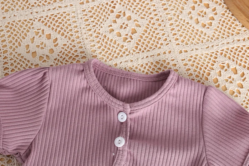 Description Picture 4 of itemMILANCEL0-3Y Baby Girls Summer Clothes Lace Camisole Bodysuit And Tee Infant Girls Clothing Set Baby Girls 2 Pcs Suit