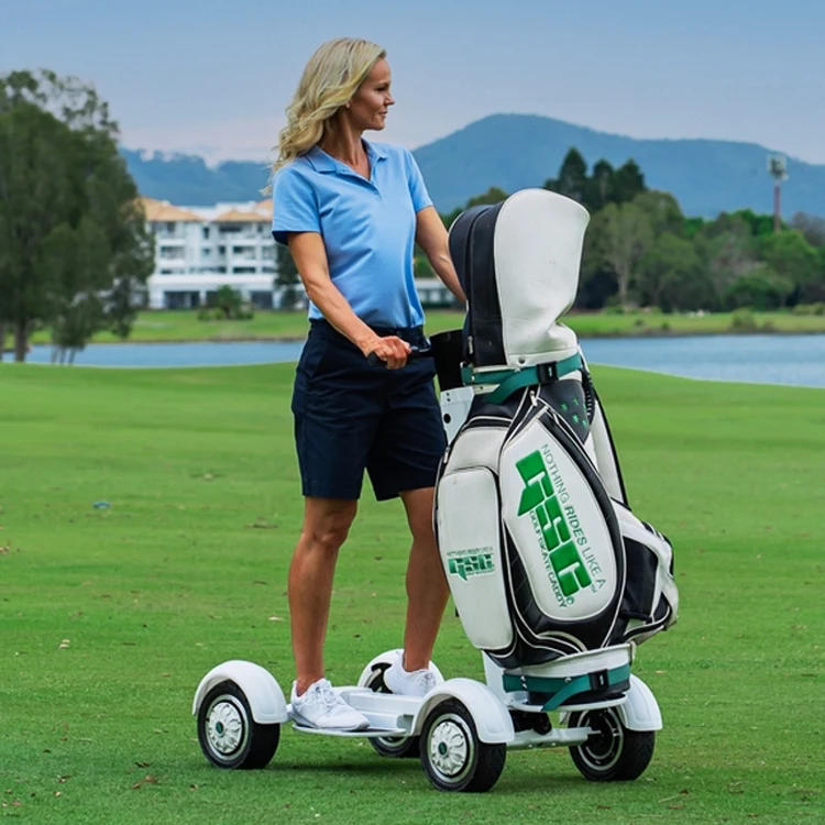 Description Picture 2 of itemGolf Skate Caddy Max Load 150kg  Electric Golf Scooter 4 Wheeler Electric Golf Car for Sale