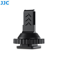 JJC Cold Shoe Mount for DJI Mic Fits Camera Hot Shoe Mounted with 1/4-20 Tripod Adapter For Live Streaming Short Film