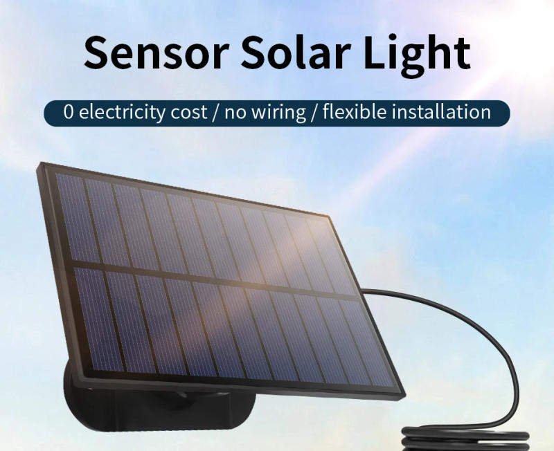 Description Picture 2 of item468 LED Solar Lights Outdoor Waterproof Motion Sensor Solar Lamp 3 Side Illumination Wall Garage Garden Light Foco Led Spotlight