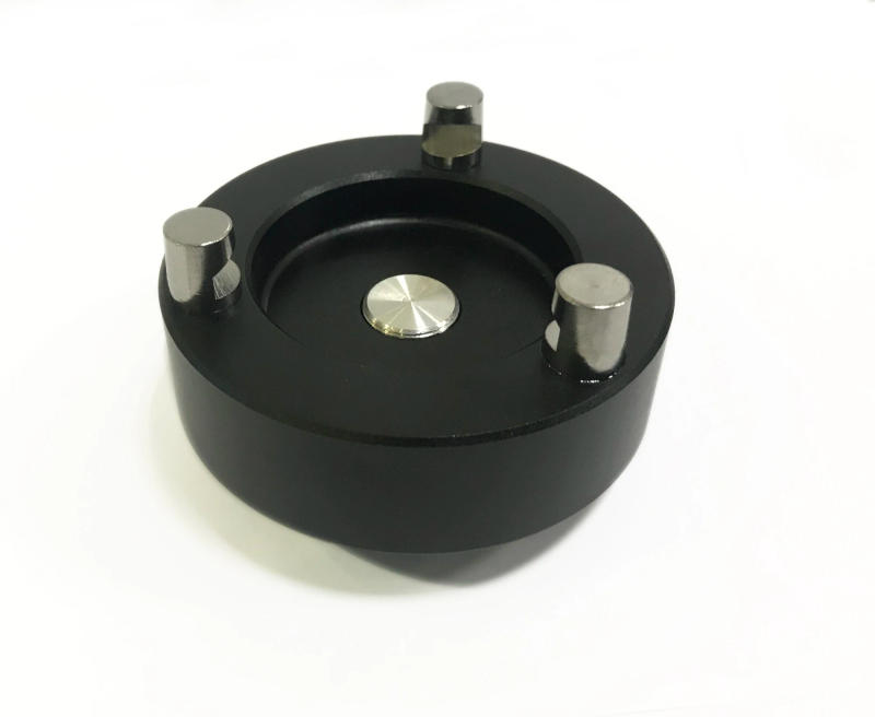 Description Picture 3 of itemBlack Fixed Type Three-Jaw Tribrach Adapter with 5/8"x11 Mount Rotate Screw for GPS Prisms Surveying Adaptor for Top  Leica