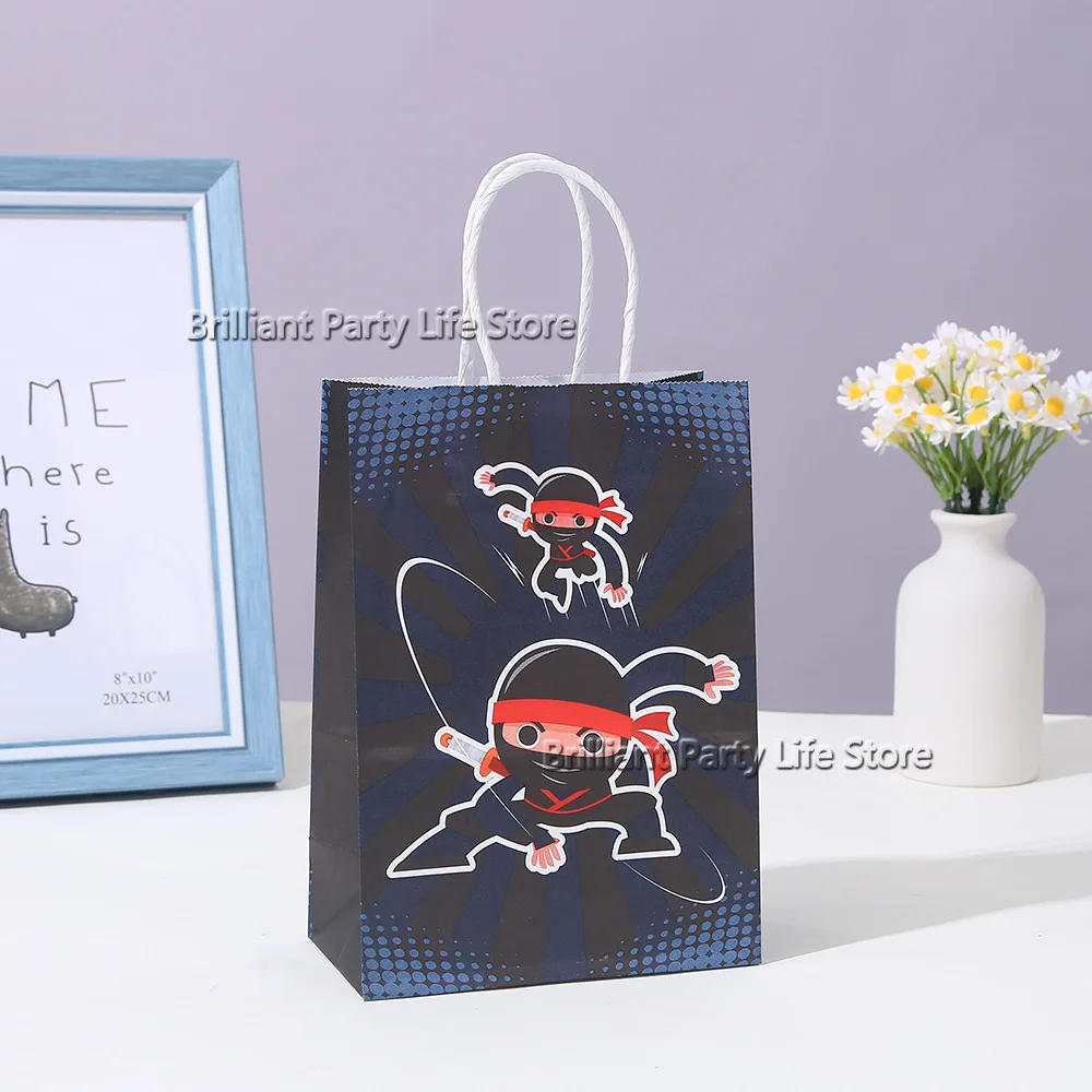 Description Picture 5 of item12/6pcs Mask Hero Theme Birthday Party Decoration Kids Favors Birthday Party Decoration Paper Box Thanks Candy Gift Bags Supply