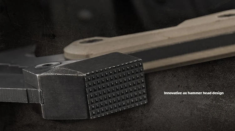 Description Picture 4 of itemStainless Steel Engineer Axe Camping Multi-functional Mountain Firewood Fire Axe Outdoor Self-defense Professional Hand Tools