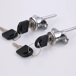 24Pcs/Lot 19mm Cylinder Head Diameter Office Cabinet Cupboards Drawer Plunger Lock with 2 Keys