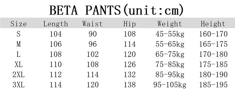 Description Picture 2 of itemArc Women Men Outdoor Waterproof Hard shell Beta Pants Unisex Hiking Climbing Camping Mountain Rain Black Neptune Trousers