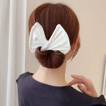 Women Hair Styling Headbands Braid Hair Twists French Bun Maker DIY Ponytail Holder Leopard Print Hair Styling Accessories Girls