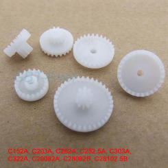 20Pcs 0.5M Plastic Gear 15/20/28/30/32 Teeth Crown Gear 2mm/2.5mm/3mm Hole DIY Toy Parts Accessories Reduction Gears Pinion