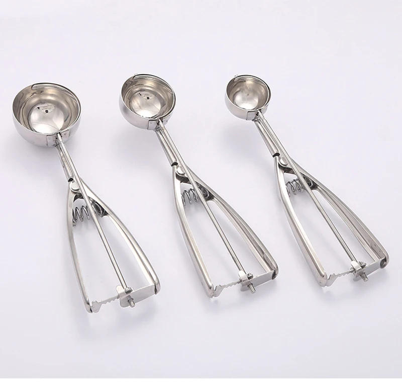Description Picture 5 of itemSimple Stainless Steel Digging Spoon Ice Cream Spoon Haagen Dazs Ice Cream Scoop Fruit Scoop Household Kitchen Tools