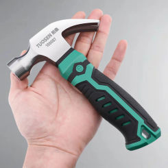 New Carbon Steel Multifunctional Mini Hammer Hardware Work Tool Household Use Claw Hammer Anti-skid Shockproof Fitter Hammer