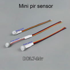 Mini LED PIR No Adjustable Delay Human Body Infrared Detector PIR Infrared Motion Sensor Light Switch for Home 12V24V customized