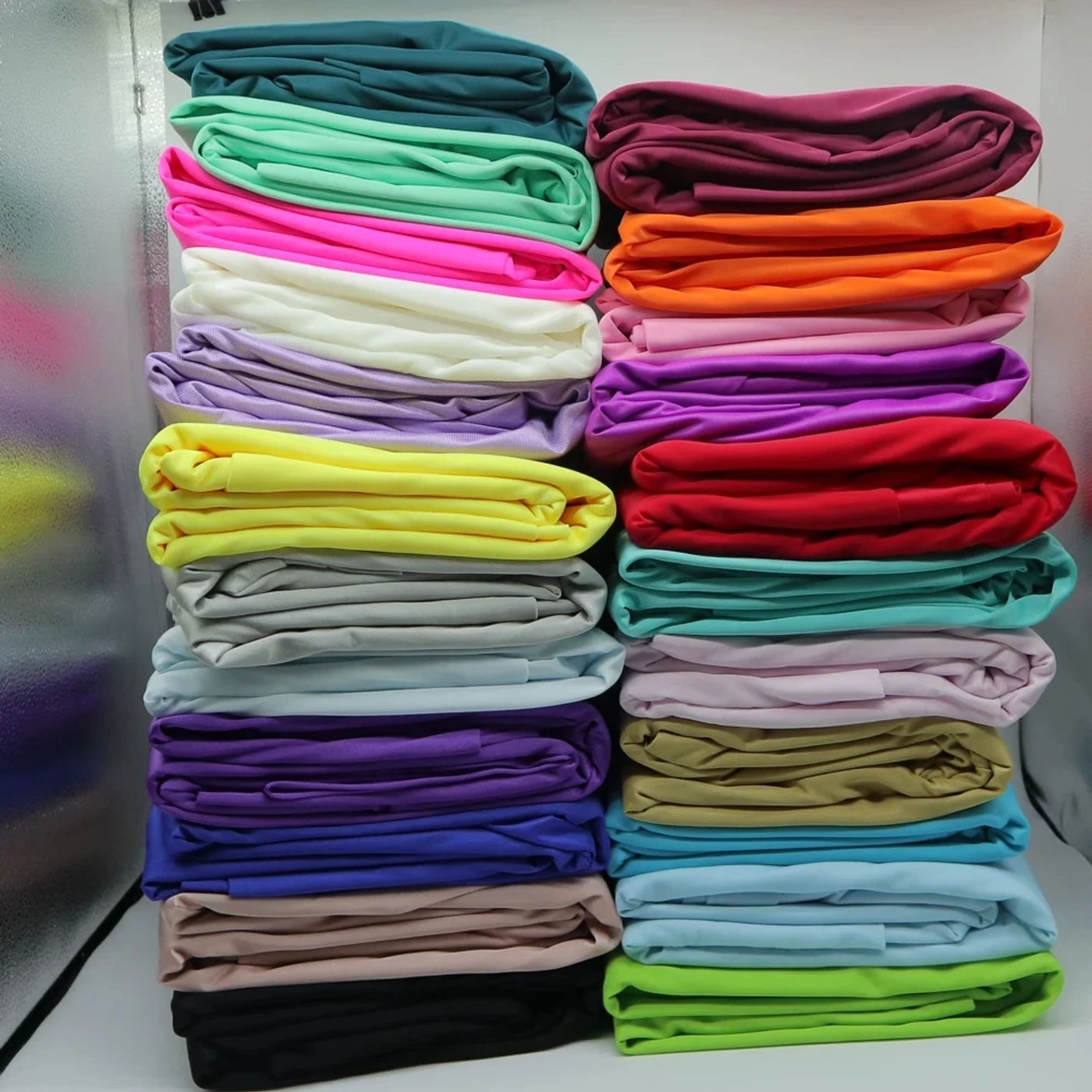 Description Picture 5 of item7m Aerial Yoga Hammock Set Aerial Silks Fabric Include Carabiners Daisy Chain for GYM Home Outdoor Pilates Belt Swing