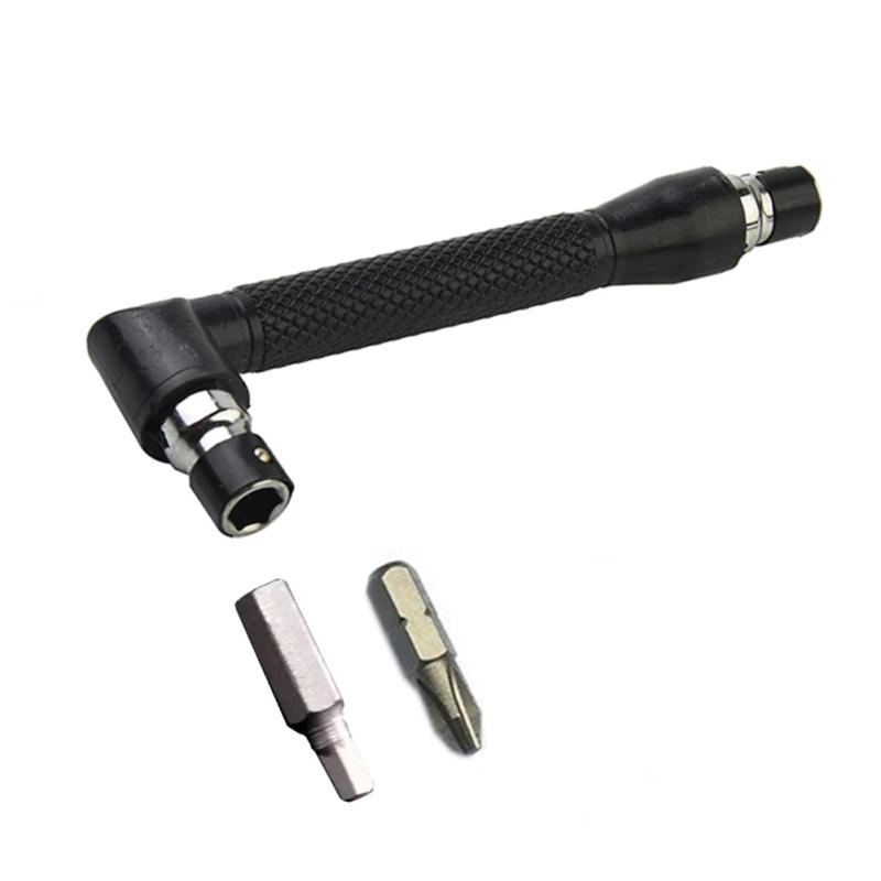 Description Picture 3 of item6.35mm Mini Double-ended L-Socket Wrench Right Angle Screwdriver Driver Bit Joiner Handle Utility Tool Set Home Maintenance