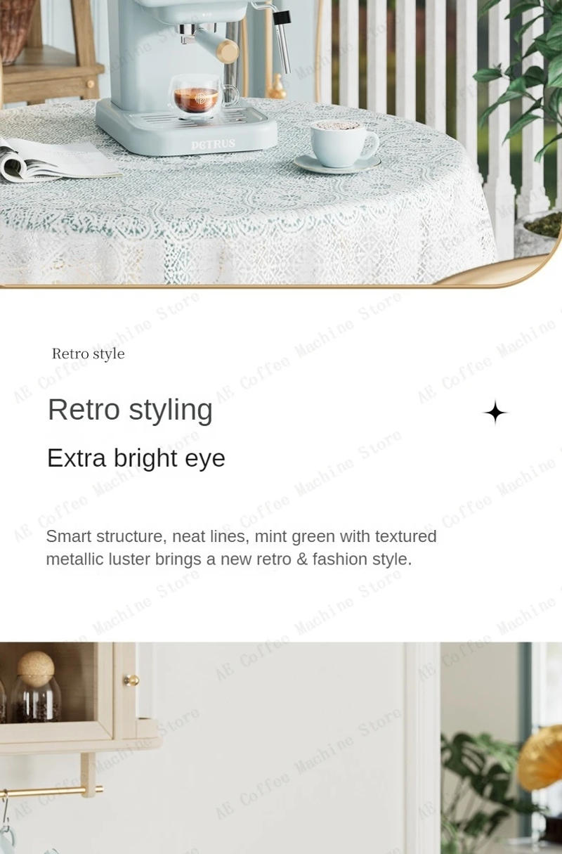 Description Picture 4 of itemSmall Household Coffee Machine Semi-automatic Espresso Coffee Machine Portable Milk Coffee Machine Suitable for Beginners