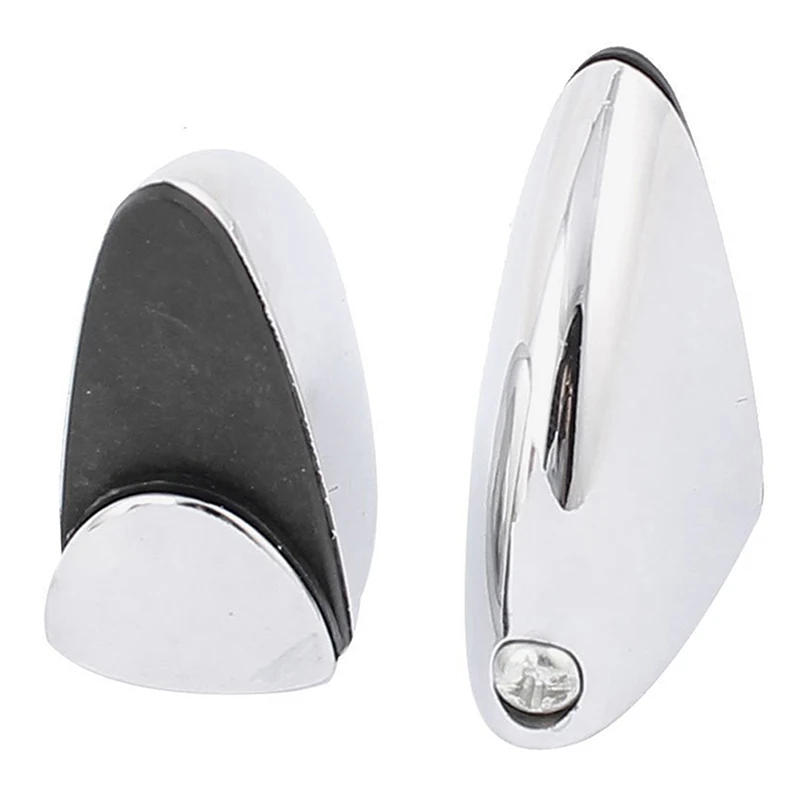 Description Picture 4 of item4pcs 38x40mm Glass Support Clamps Bathroom Shelf Clip Brackets Support Polished Chrome Clamps Holder for Glass Wood Shelves